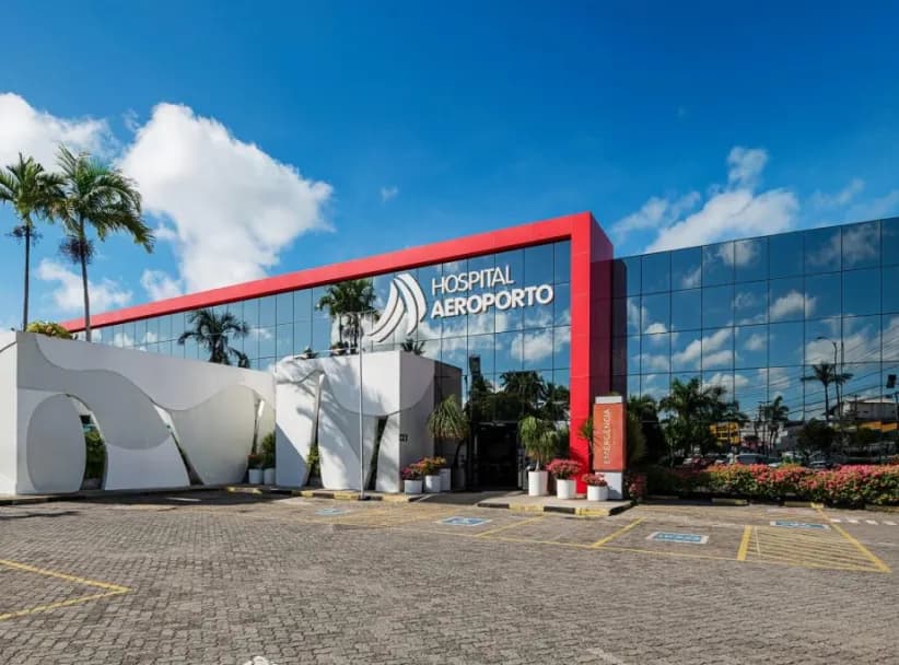 Hospital Aeroporto, vista externa